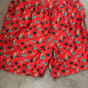 Dravus Worn Once Men’s XL Cactus Print Men's Board Shorts